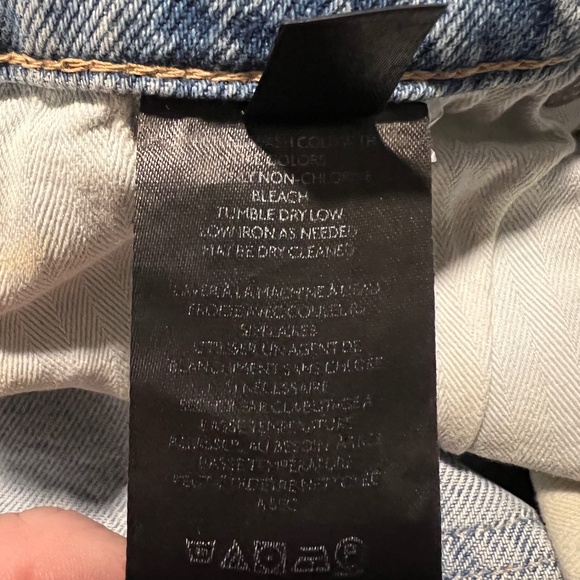 NWT Free People We the Free Ultra High Rise Straight Leg Distressed Jeans - Picture 11 of 13